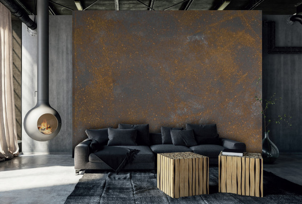 Creating Unique Wall Surfaces With The New Decorative Technique Spektra Decor Rust Copper Helios Deco