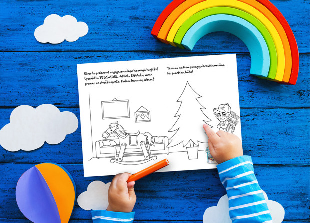 Deco Christmas Colouring Book Mockup Main