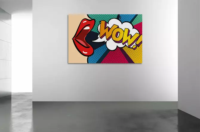 Pop art interior design