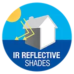 IR reflective shades