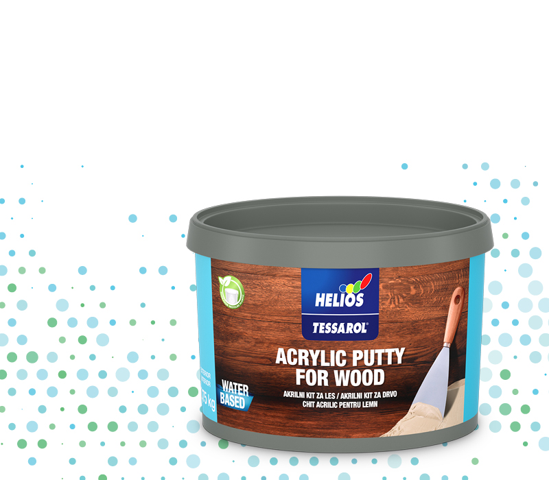 800x700 Tessarol Acrylic Putty for Wood 075kg