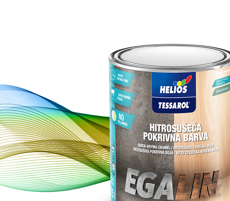 Emphasized TESSAROL Egalin pokrivna