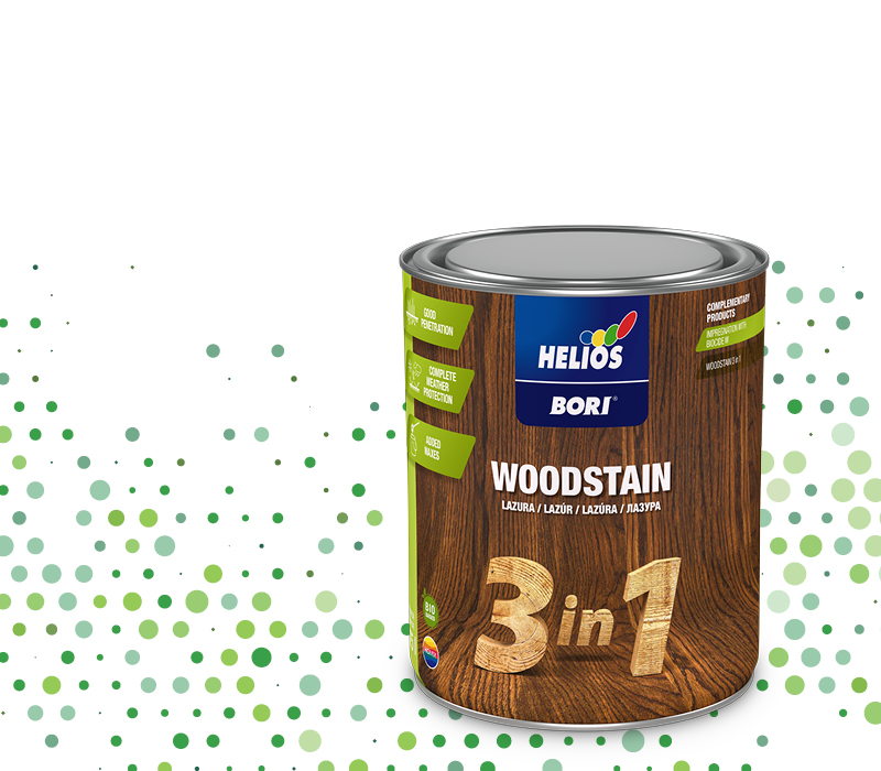 izpostavljeni izdelki Bori Woodstain 3in1 075L
